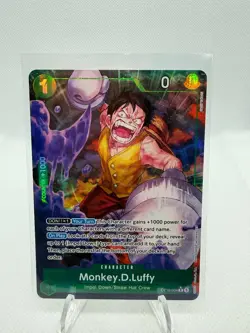 Monkey.D.Luffy Alt Art OP16-034 The Time of Battle One Piece Foil NM - Image 1