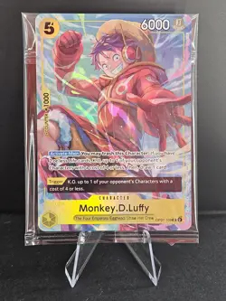 One Piece TCG - Monkey D. Luffy OP07-109 - Illustration Box Vol 3 Promo - Sealed - Image 1