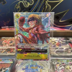 One Piece TCG Monkey D. Luffy OP07-109 SR Promo Illustration Box Vol.3 Sealed - Image 1