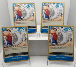White Snake Playset - OP06-059 x4 - PRB02 Reprint - One Piece TCG - English - Image 1