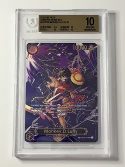 Monkey.D.Luffy SP OP09-119 OP13 Carrying On His Will One Piece BGS 10 - Image 1