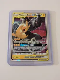 Pikachu Zekrom GX 33/181 Full Art Holo Rare - Pokemon Card TCG - NM - Image 1