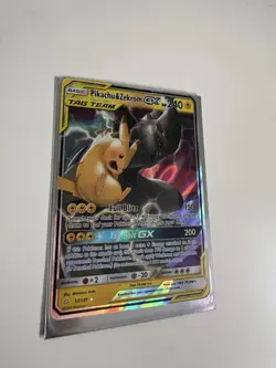 Pokemon Pikachu & Zekrom GX TCG Sun & Moon Holo Ultra Rare Card 33/181 - Image 2