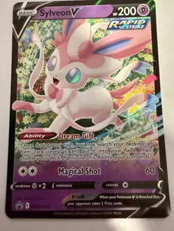 2022 Sylveon V SWSH202 SWSH: Sword & Shield Promo Cards Holo - Image 1