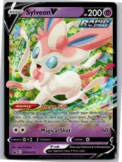 Sylveon V - Promo SWSH: Sword & Shield Promo Cards SWSH202 NM Holo - Image 1