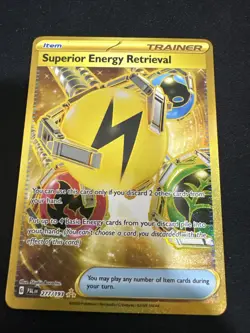 Pokemon TCG Superior Energy Retrieval Card Paldea Evolved 277/193 NM - Image 1