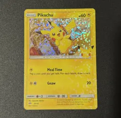 McDONALDS PIKACHU 25/25 HOLO Trading Game Card Pokemon 25th Anniversary - Image 1