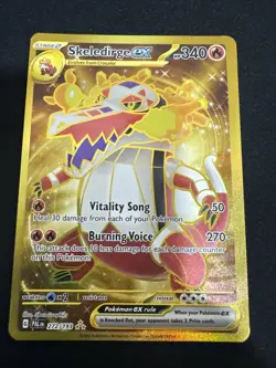 Pokemon Skeledirge EX TCG Holo Hyper Rare Card 272/193 Paldea Evolved NM - Image 1