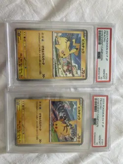 Pikachu 120/SV-P + 197/SV-P Jap Psa 10 Promo Scarlet & Violet Pokemon Card - Image 1