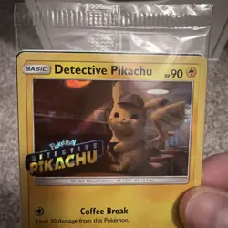 Detective Pikachu [Stamped] #SM190 Pokemon Promo Sealed TCG Holo Foil - Image 3