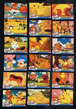 1999 Topps Pokemon Movie Pikachu’s Vacation Non Foil Set (#42-59) - NM (#1) - Image 1