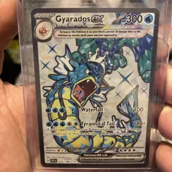 2023 Pokemon SCARLET&VIOLET GYARADOS EX FULL ART ULTRA RARE HOLO 225/198🔥🔥🔥 - Image 1