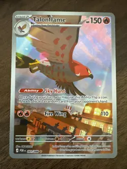 Pokemon Talonflame 091/088 Me03: Perfect Order Illustration Rare Holo - Image 1