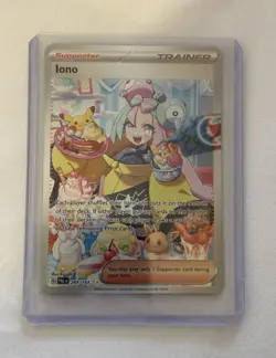 Iono 269/193 Sv02: Paldea Evolved - Full Art Holofoil SIR (EN) 2023 Pokemob - Image 1
