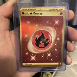 Pokemon TCG Gold Basic Fire Energy 230/197 Obsidian Flames NM - Image 2