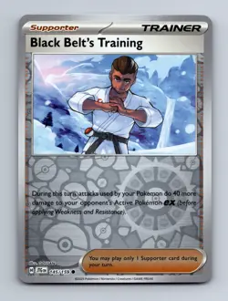 Black Belt's Training 145/159 Common Journey Together Pokemon Reverse Holo NM - Image 1