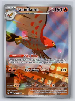 Talonflame 091/088 Holo Illustration Rare Perfect Order Pokemon Near Mint - Image 1