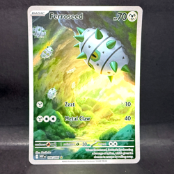 2025 POKEMON WHITE FLARE FERROSEED 148/086 ILLUSTRATION RARE - Image 1