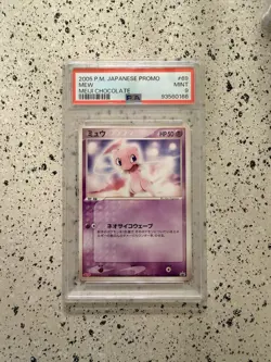 Mew Pokemon 2005 Meiji Chocolate Promo Japanese 069/PCG-P PSA 9 - Image 1