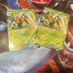 Pokemon TCG Beedrill ex Holo Full Art Lot (2) 003/068 Crown Zenith English - Image 2
