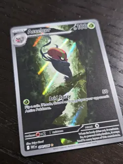 Accelgor 094/086 SV: White Flare Pokemon NM English illustration rare - Image 5