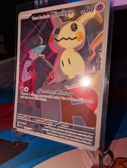 Pokemon TEAM ROCKET'S MIMIKYU 238/217 Ascended Heroes ILLUSTRATION RARE Full Art - Image 3