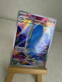 Pokemon Wailord 162/159 Journey Together Illustration Rare NM - Image 2