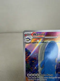 Pokemon Wailord 162/159 Journey Together Illustration Rare NM - Image 4