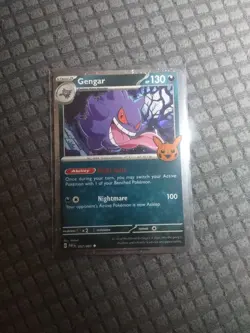 Gengar 57/91 Near Mint Cosmo Holo Trick Or Trade Pokemon Tcg Pack Fresh - Image 1