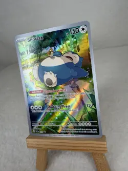 Snorlax SVP 051 Pokemon TCG Scarlet & Violet: 151 Illustration Promo NM/Mint - Image 3