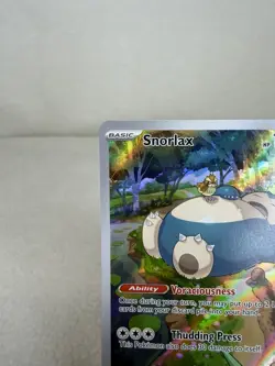 Snorlax SVP 051 Pokemon TCG Scarlet & Violet: 151 Illustration Promo NM/Mint - Image 4