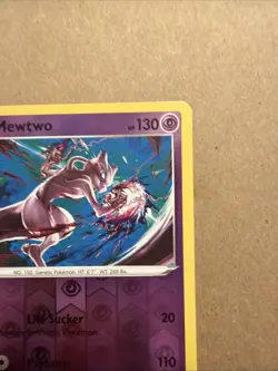 Mewtwo 056/172 Rare Reverse Holo 2022 Pokemon Brilliant Stars Near Mint - 0294 - Image 3