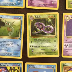 Pokemon TCG 18 Ct Unique Vintage 1999 Fossil Set Non-Holo Lot | Hypno Rare | MP - Image 5