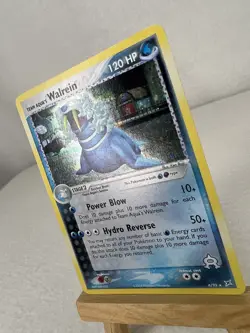 Team Aqua's Walrein 6/95 Pokemon TCG Team Magma vs Team Aqua Holo LP/MP - Image 3