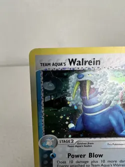 Team Aqua's Walrein 6/95 Pokemon TCG Team Magma vs Team Aqua Holo LP/MP - Image 4