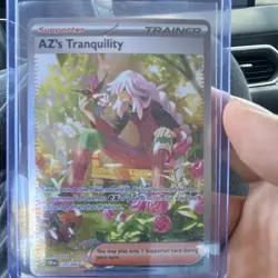 Pokemon TCG AZ's Tranquillity 120/086 SV8a Secret Rare Full Art Holo - Image 1