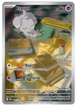 2026 Pokemon: Espurr illustration rare 095/088 mega evolution: perfect order NM - Image 1