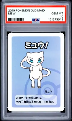 2019 POKEMON OLD MAID MEW PSA 10 - Image 1