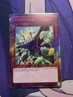 Yu-Gi-Oh Dimensional Prison RA04-EN132 Platinum Secret Rare *NEAR MINT* - Image 1