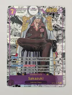 OP16-065 Sakazuki Manga Alt Art One Piece Mint Condition - Image 1