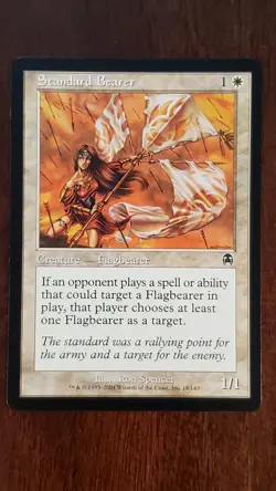 Standard Bearer Apocalypse EX/LP #18 MTG Magic the Gathering Creature Common - Image 1