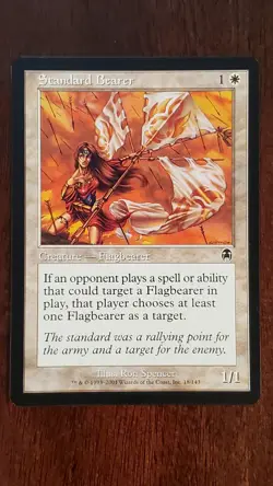 Standard Bearer Apocalypse EX/LP #18 MTG Magic the Gathering Creature Common - Image 3