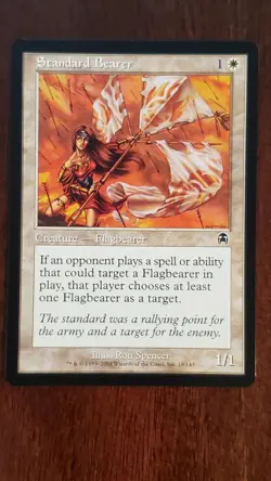 Standard Bearer Apocalypse EX/LP #18 MTG Magic the Gathering Creature Common - Image 5