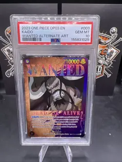 One Piece ST04-033 Kaido Wanted SP PSA 10 - Image 1