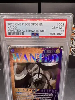 One Piece ST04-033 Kaido Wanted SP PSA 10 - Image 3