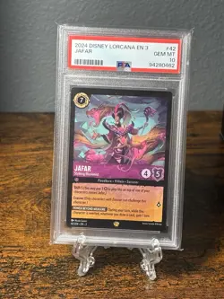 2024 Disney Lorcana EN 3 Jafar Striking Illusionist #42 PSA 10 Gem Mint - Image 1