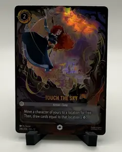 Disney Lorcana Touch the Sky Enchanted Full Art Foil 240/204 - Image 1