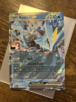 Kyurem Ex 028/086 Play! Prize Pack Series 8 Stamped Black Bolt Pokemon Card - Image 1