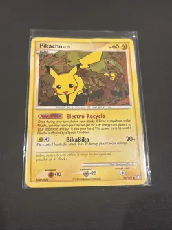 Pikachu 94/123 2007 Mysterious Treasures Pokemon Card - Image 1