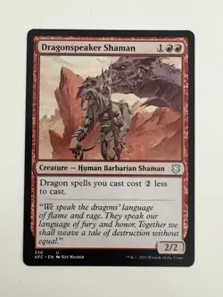 Dragonspeaker Shaman MTG Magic the Gathering Card NM Near Mint AFC - Image 1